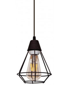 Colgante "JAULA DIAMANTE" con floron