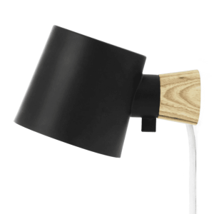 APLIQUE PARED AREN NEGRO D-10CM - H-9.7CM